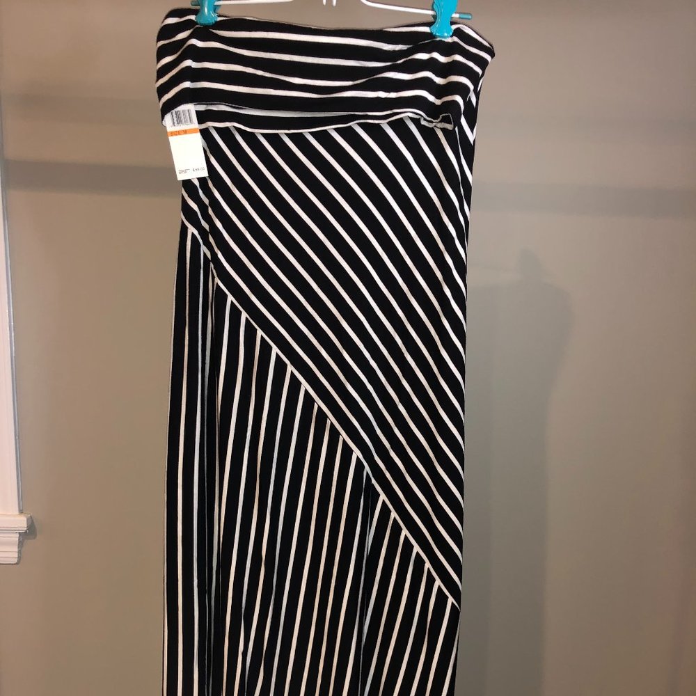 Striped Maxi Skirt